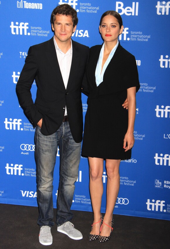 Marion Cotillard et Guillaume Canet lors de la conférence de presse du film "Bood Ties" dans le cadre du Festival International du Film de Toronto, le 10 septembre 2013
