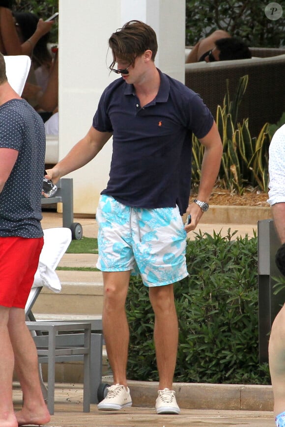 Patrick Schwarzenegger à Miami, le 28 mars 2014.