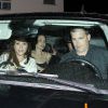 Angelina Jolie et Brad Pitt s'offrent une soirée pour aller voir le chanteur Miyavi au Troubadour, Los Angeles, le 26 avril 2014.