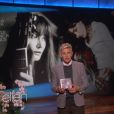 Ellen DeGeneres recevait Carla Bruni dans son talk show, le 28 avril 2014.