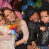 Mariah Carey a fêté le 30 avril 2014 les 3 ans de ses enfants Monroe et Moroccan en compagnie de son mari Nick Cannon.