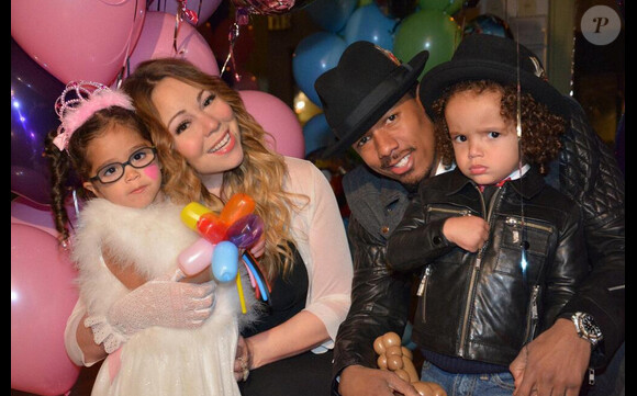 Mariah Carey a fêté le 30 avril 2014 les 3 ans de ses enfants Monroe et Moroccan en compagnie de son mari Nick Cannon.