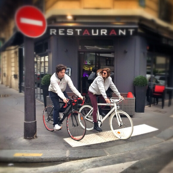 Jean Imbert et Alexandra Rosenfelf : promenade en amoureux à vélo !