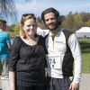 Exclusif – Carl Philip de Suède prend la pose après la course de charité organisée par le fond Lilla Barnets pour la recheche néonatale, au parc Haga de Stockholm le 26 avril 2014.