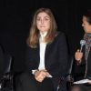 Julie Gayet assiste à la projection de son film documentaire "Cineast(e)s" sur les femmes réalisatrices à l'occasion de la journée internationale de la femme, organisée par le festival d'Unifrance " Rendez-vous with French Cinema " et la FIAF (French Instute de l'Alliance Française) à New York, le 8 mars 2014.