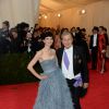 Stella Tennant et Mario Testino assistent au MET Gala au Metropolitan Museum of Art. New York, le 5 mai 2014.