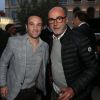 Exclusif - Mathieu Valbuena et Patrick Bosso - Dîner de Gala de l'OM et vente aux enchères animée par Kad Merad et Alice Pol au profit de l'association "les toiles enchantées' à l'hôtel Intercontinental de Marseille, le 6 mai 2014.