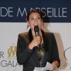 Exclusif - Estelle Denis - Dîner de Gala de l'OM et vente aux enchères animée par Kad Merad et Alice Pol au profit de l'association "les toiles enchantées' à l'hôtel Intercontinental de Marseille, le 6 mai 2014.