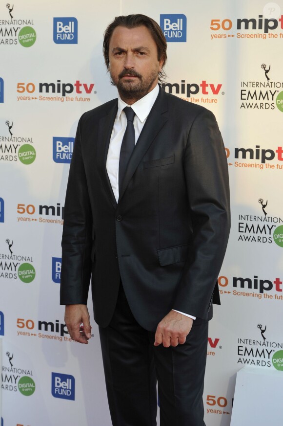 Henri Leconte lors de la soirée d'ouverture de la 50e Edition du MipTV à Cannes le 8 avril 2013