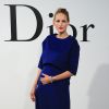 Leelee Sobieski enceinte au show Dior à Brooklyn, New York, le 7 mai 2014.