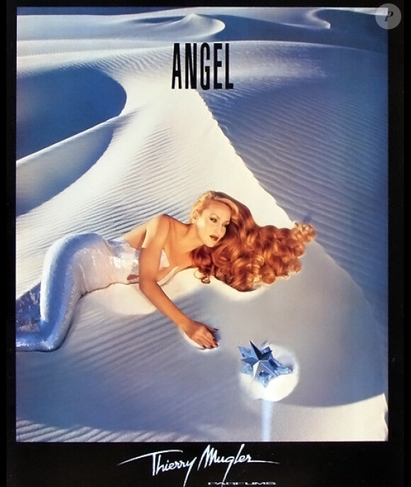 Publicité Angel de Thierry Mugler avec Jerry Hall