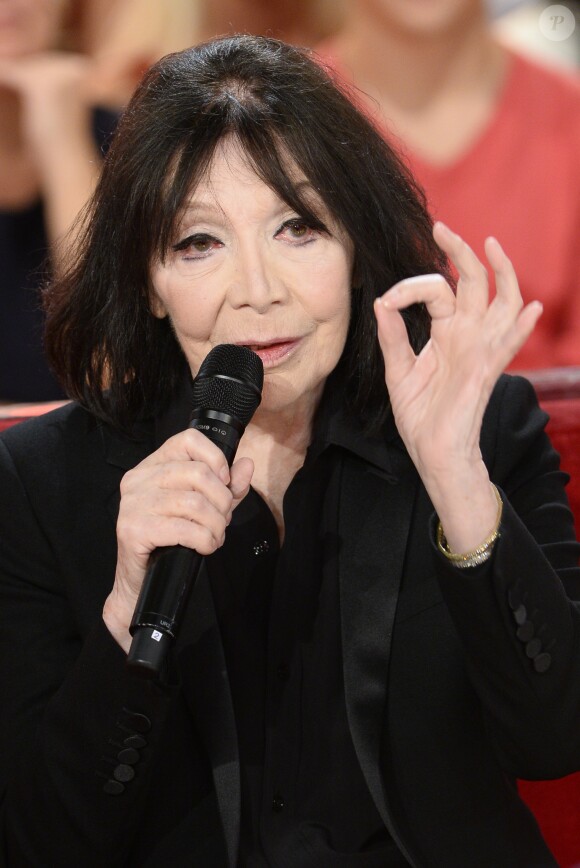 Juliette Greco - Enregistrement de l'émission "Vivement Dimanche" à Paris le 23 octobre 2013.