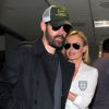 Kate Bosworth et son mari Michael Polish arrivent à l'aéroport de LAX à Los Angeles, le 6 mai 2014