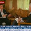 Donald Sterling accuse Magic Johnson d'avour couché avec toutes les filles des Etats-Unis et d'avoir contracté le sida, lors d'un entretien accordé à CNN et diffusé le 12 mai 2014