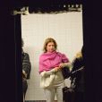 Exclusif - La princesse Märtha-Louise de Norvège dans le métro à New York le 24 avril 2014