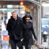 Alec et Hilaria Baldwin dans les rues de New York, le 30 décembre 2013.