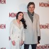 Dominique Desseigne et sa compagne Alexandra Cardinale - Avant-première du film "Monuments Men" à l'UGC Normandie à Paris le 12 février 2014