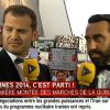 Olivier Benkemoun d'i>télé perturbé par un intermittent à Cannes, le 14 mai 2014