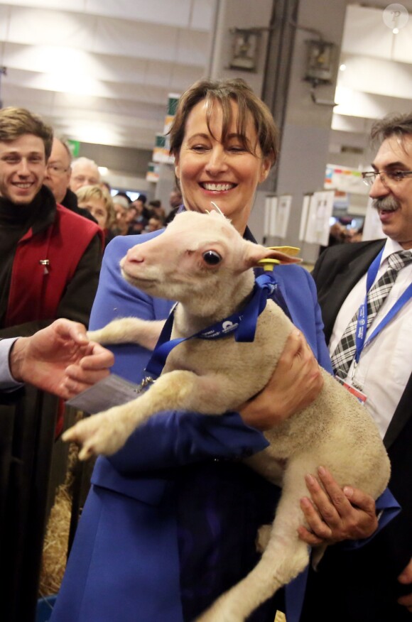 Ségolène Royal, présidente de la région Poitou-Charentes, au 51e Salon de l'Agriculture, Porte de Versailles à Paris, le 27 février 2014