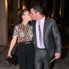 Alyssa Milano et son mari David Bugliari à Los Angeles, le 2 octobre 2013.