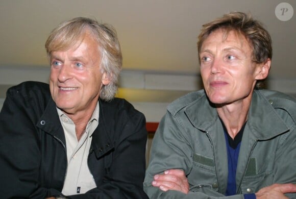 Dave et son compagnon Patrick Loiseau en 2004.