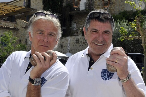 Franck Dubosc et Jean-Marie Bigard - Le 1er Trophée du Sud des Alpes à Mougins a eu lieu sur la Côte d'Azur du 2 au 4 mai.