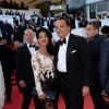 Ayem Nour arrive au Palais des Festivals pour le film Dragons 2, à Cannes, pour le 67e Festival de Cannes, le vendredi 16 mai 2014