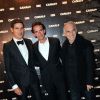 Mathieu Gallet , Alexandre Bompard et Alain Terzian - Soirée Canal+ au Park à Mougins à l'occasion du 67ème festival du film de Cannes, le 16 mai 2014.