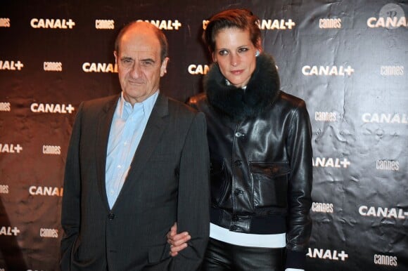 Pierre Lescure, Hélène Fillières - Soirée Canal+ au Park à Mougins à l'occasion du 67ème festival du film de Cannes, le 16 mai 2014. 