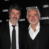 Franck Provost et son fils Fabien - Soirée Canal+ au Park à Mougins à l'occasion du 67ème festival du film de Cannes, le 16 mai 2014. 