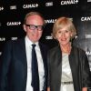 Bertrand Meheut et sa femme - Soirée Canal+ au Park à Mougins à l'occasion du 67ème festival du film de Cannes, le 16 mai 2014. 