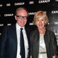  Bertrand Meheut et sa femme - Soir&eacute;e Canal+ au Park &agrave; Mougins &agrave; l'occasion du 67&egrave;me festival du film de Cannes, le 16 mai 2014.&nbsp; 