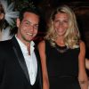 Benjamin Morgaine et sa femme Elodie - Soirée Canal+ au Park à Mougins à l'occasion du 67ème festival du film de Cannes, le 16 mai 2014. 