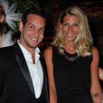  Benjamin Morgaine et sa femme Elodie - Soir&eacute;e Canal+ au Park &agrave; Mougins &agrave; l'occasion du 67&egrave;me festival du film de Cannes, le 16 mai 2014.&nbsp; 