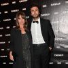 Axelle Laffont et son compagnon Cyril Paglino - Soirée Canal+ au Park à Mougins à l'occasion du 67ème festival du film de Cannes, le 16 mai 2014. 
