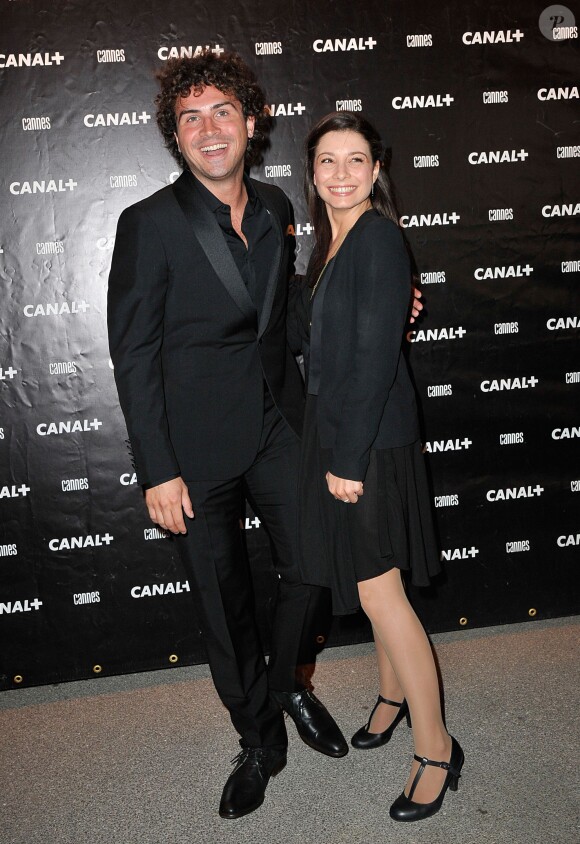 Maxime Musqua et guest - Soirée Canal+ au Park à Mougins à l'occasion du 67ème festival du film de Cannes, le 16 mai 2014. 