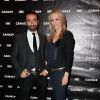 Oliver Benkemoun et sa femme Anne Denis - Soirée Canal+ au Park à Mougins à l'occasion du 67ème festival du film de Cannes, le 16 mai 2014. 