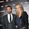 Oliver Benkemoun et sa femme Anne Denis - Soirée Canal+ au Park à Mougins à l'occasion du 67ème festival du film de Cannes, le 16 mai 2014.