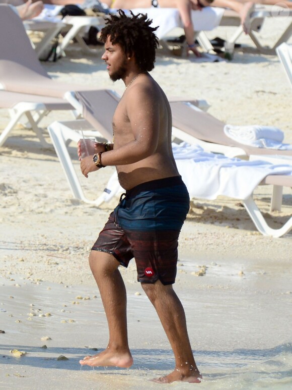 Exclusif - Connor Cruise sur une plage au Mexique, le 4 mai 2014. 