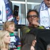 Yannick Noah et son fils Joalukas assistent au match Psg-Montpellier au Parc des Princes à Paris, le 17 mai 201417/05/2014 - Paris