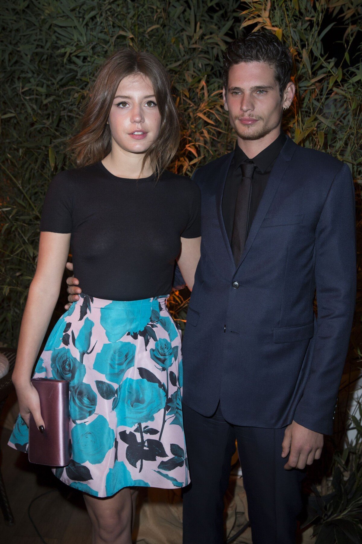 Photo Adèle Exarchopoulos et son compagnon Jéremie Laheurte Soirée "Dior et Elle magazine" à
