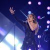 Jennifer Lopez sur la scène des Billboard Music Awards à Las Vegas, le 18 mai 2014.