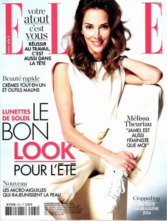 Mélissa Theuriau en couverture de Elle