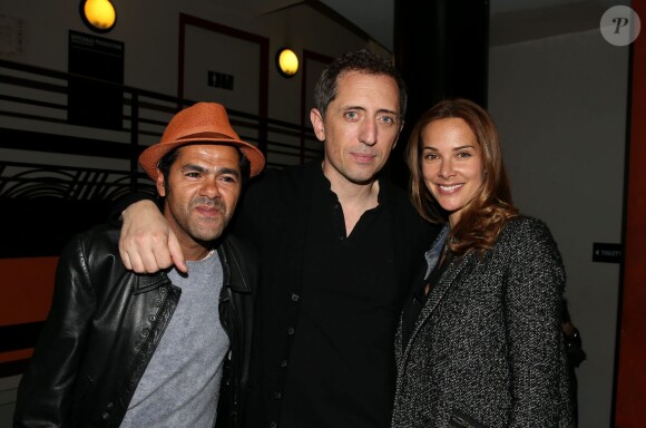 Exclusif - Jamel Debbouze, Gad Elmaleh et Mélissa Theuriau - Prix spécial - No web - Gad Elmaleh lors de sa dernière représentation à l'Olympia à Paris le 2 mai 2014.