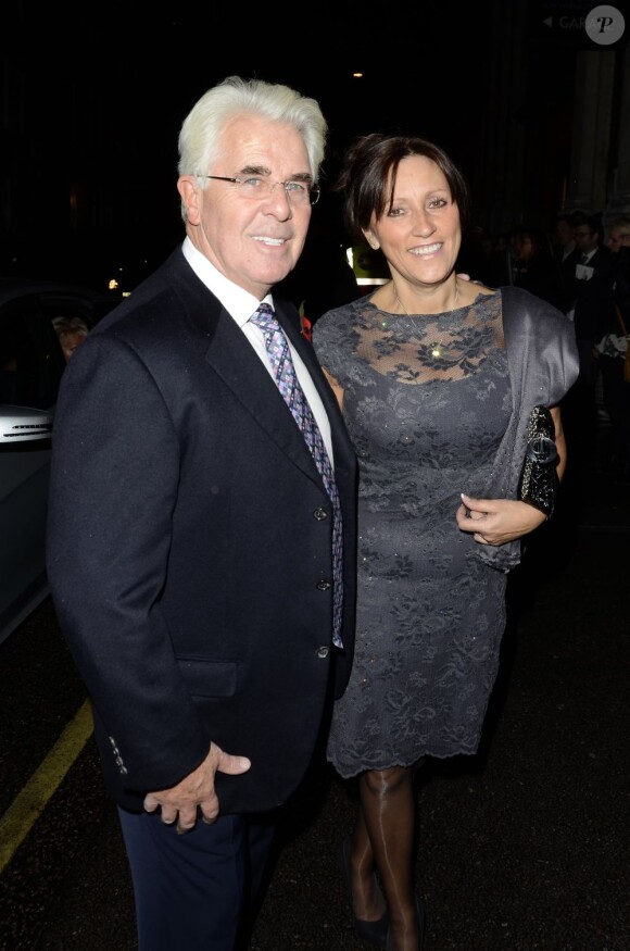 Max Clifford et son épouse Jo à Londres, le 29 octobre 2012.
