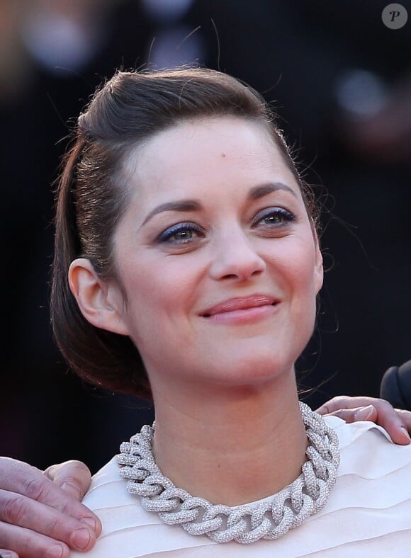 Marion Cotillard - Montée des marches du film "Deux jours, une nuit" lors du 67 ème Festival du film de Cannes le 20 mai 2014.