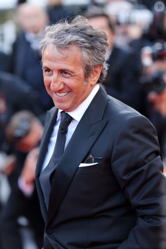 Richard Anconina - Montée des marches du film "Deux jours, une nuit" lors du 67 ème Festival du film de Cannes le 20 mai 2014.