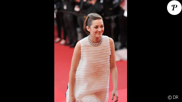 Marion Cotillard sur le tapis rouge du 67e Festival de Cannes le 20 mai 2014.