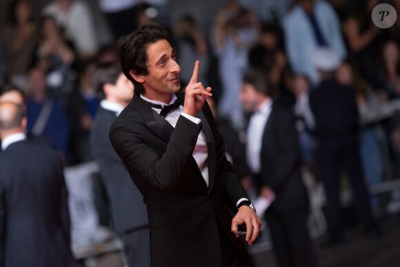 Adrien Brody - Montée des marches du film "Coming Home" lors du 67e Festival du film de Cannes le 20 mai 2014.