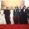Daoming Chen, Li Gong, Yimou Zhang, Huiwen Zhang et le Zhang Zhao – Montée des marches du film "Coming Home" lors du 67e Festival du film de Cannes le 20 mai 2014.